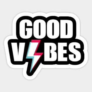 good vibes Sticker